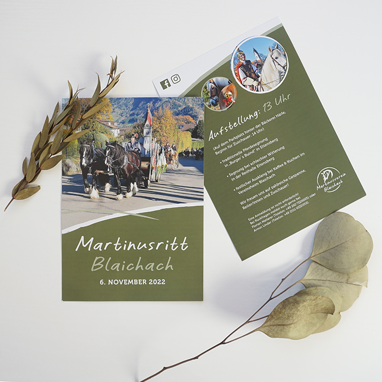 Flyer Martinusritt Blaichach